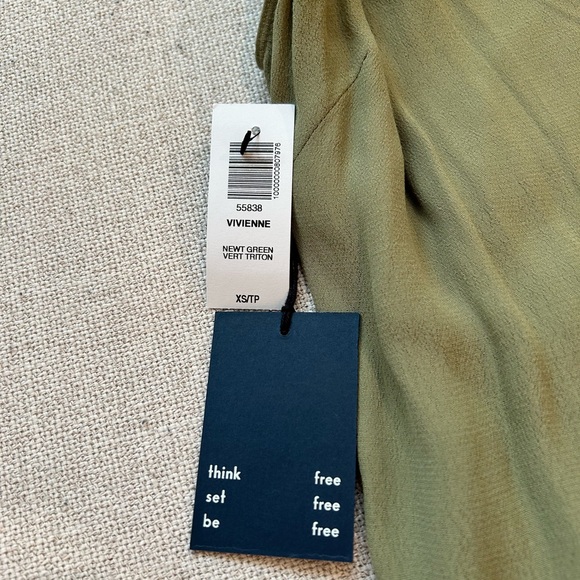 Vivienne Newt Green Slip Dress - Aritzia - Picture 2 of 4